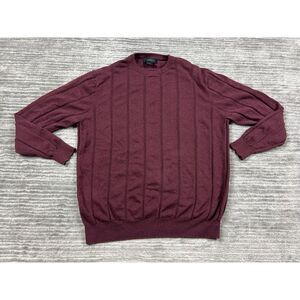 Axist Sweater Mens Medium Red‎ Long Sleeve Cotton Blend Casual